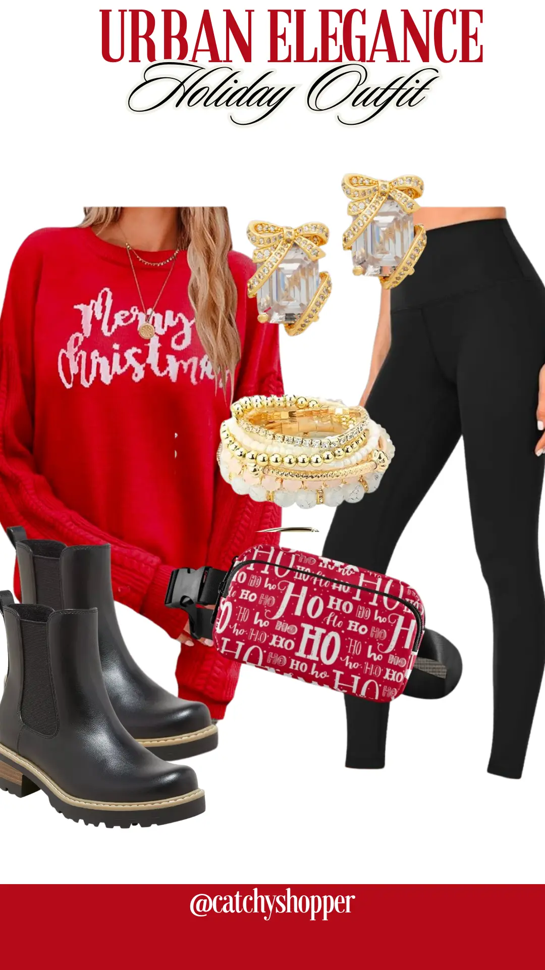 Urban Elegance Holiday Outfit