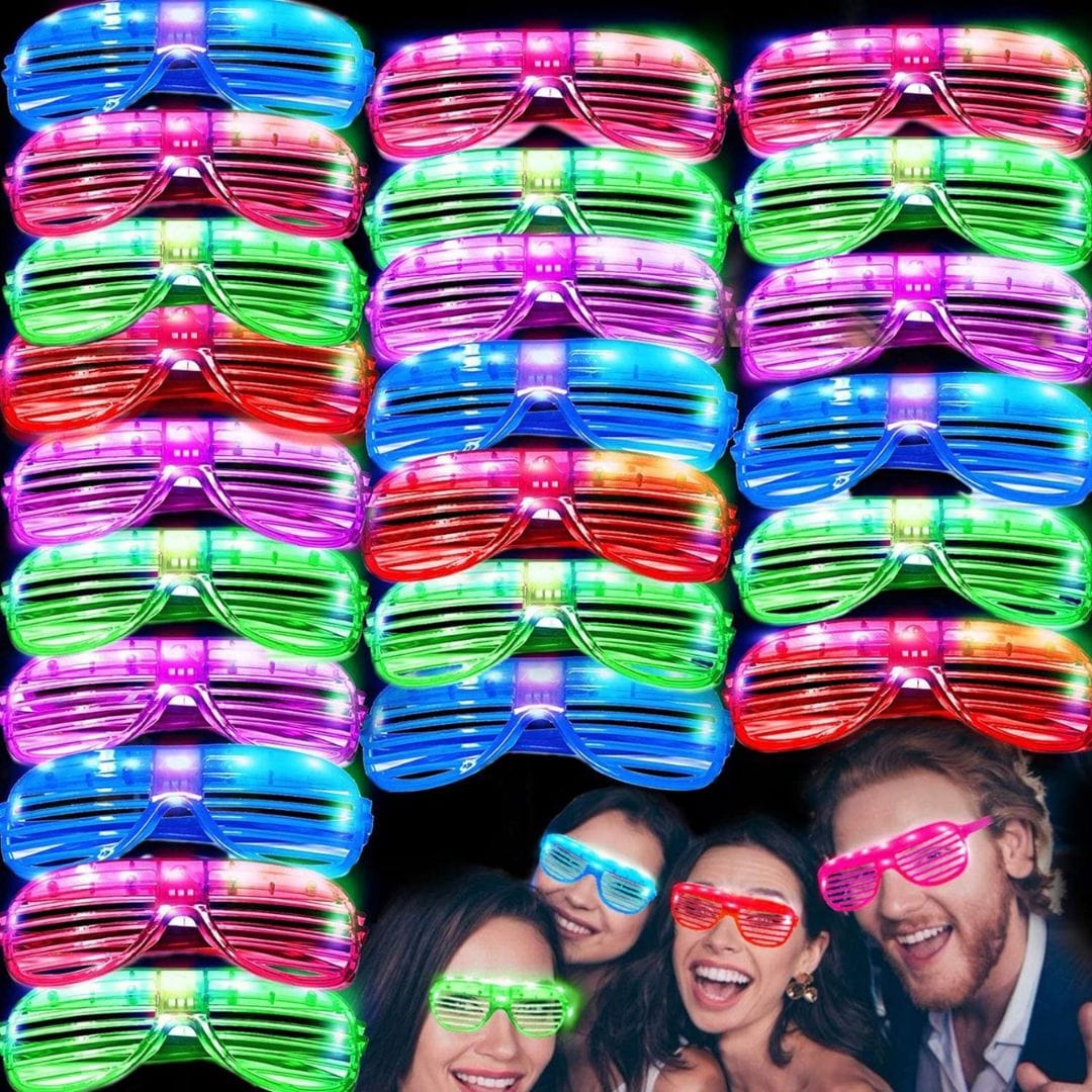 50 Pack LED Glasses 