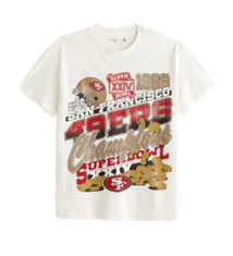 Abercrombie San Francisco 49ers Graphic Tee 