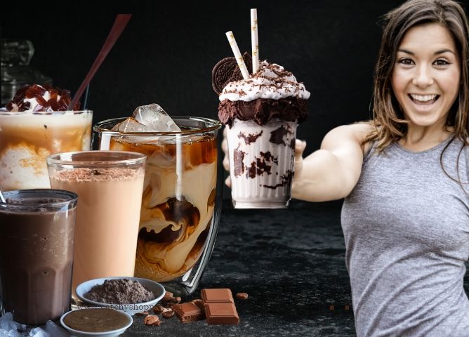protein shake iced coffee