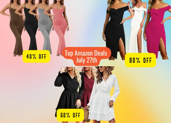 Top Amazon Fashion Deals – July 27th