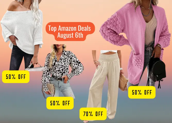 Top Amazon Fashion Deals – August 6
