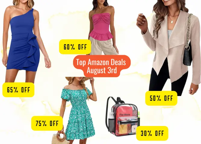 Top Amazon Fashion Deals – August 3